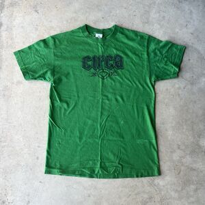 2000s C1RCA Skate T-Shirt Size M Green spell out tee
